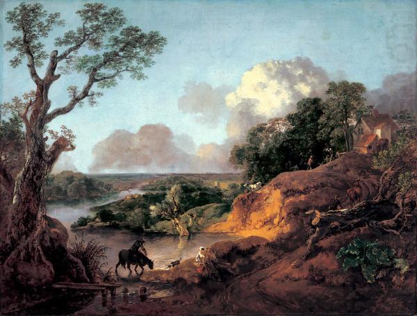 Thomas Gainsborough View in Suffolk china oil painting image